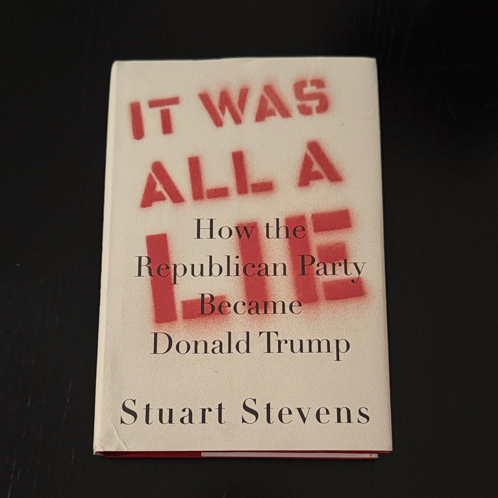 Indigo White and Red Hardcover Book